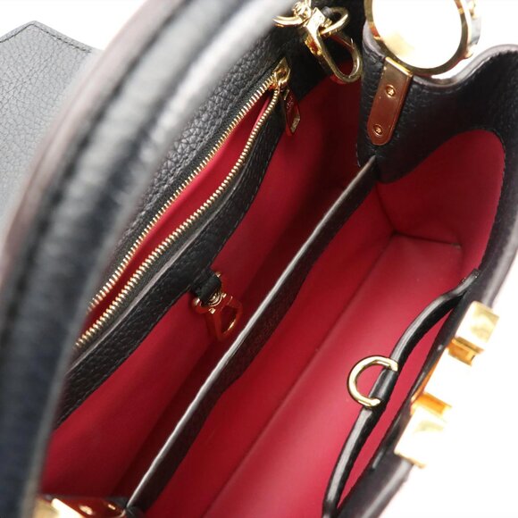 Louis Vuitton Black Taurillon Capucines BB Bag - Picture 5 of 9